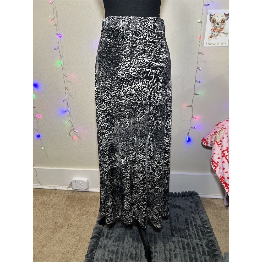 Susan Lawrence Animal Print Skirt Size M Maxi Fran Dresser - Picture 4 of 4